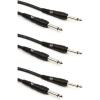 Planet Waves PW-CGTP-03 Classic Series Patch Cable - 3&#039;... (3-pack) Value Bundle