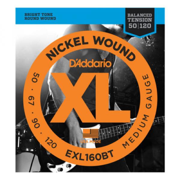D&#039;Addario XL Nickel Round Wound Balanced Tension Bass Strings - Various Gauges #1 image