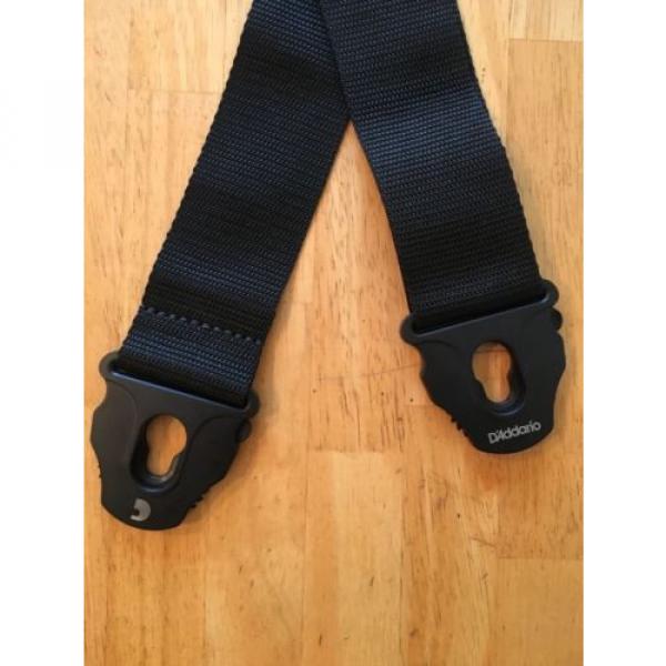 D&#039;Addario 2&#034; Locking Guitar Strap | Black | Never used! | Ships Today! #2 image