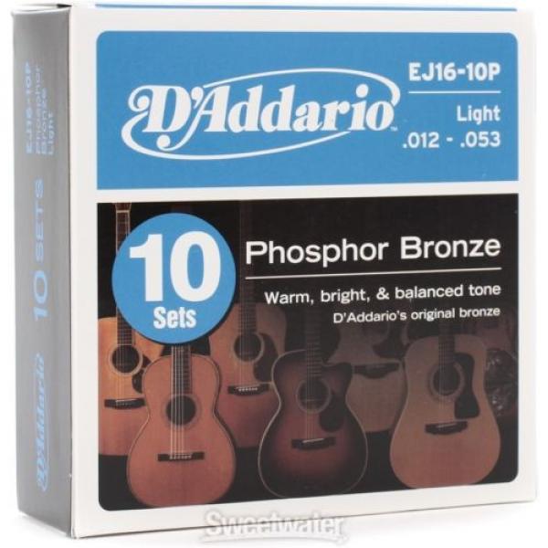 D&#039;Addario EJ16 Phosphor Bronze Light Acoustic Stri #3 image