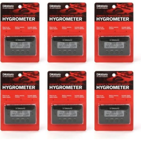 Planet Waves Hygrometer - Humidity and Temperature Sens... (6-pack) Value Bundle #1 image
