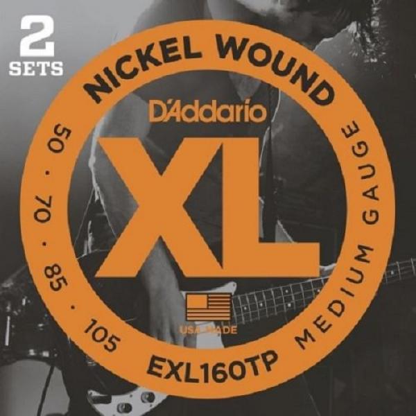 2 Sets Of D&#039;Addario XL Nickel Round Wound Bass Strings - Various Gauges #1 image