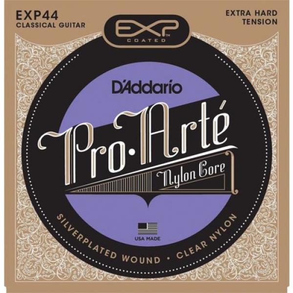 D&#039;Addario EXP44 Coated Classical Guitar Strings Extra Hard Tension X2 Sets #1 image