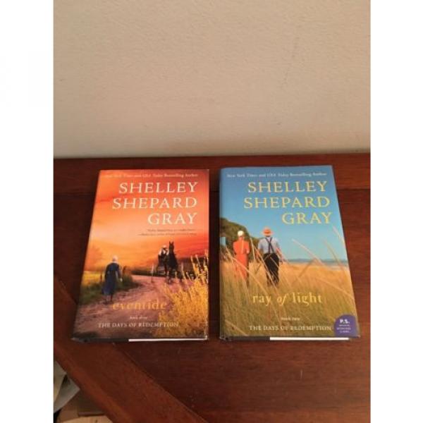 Lot 2 Hardcover Books By Shelley Shepard Gray ~ Ray Of Light &amp; Eventide ~ Large #5 image