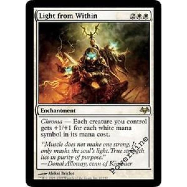 1 Light from Within - White Eventide Mtg Magic Rare 1x x1 #1 image