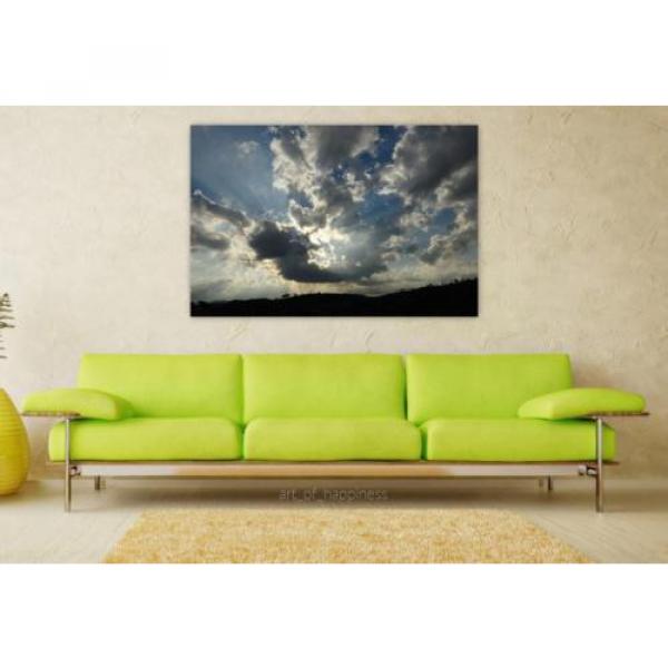 Stunning Poster Wall Art Decor Sunset Eventide Clouds Horizon 36x24 Inches #1 image