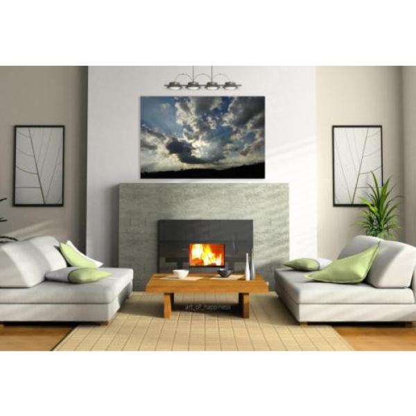 Stunning Poster Wall Art Decor Sunset Eventide Clouds Horizon 36x24 Inches #3 image