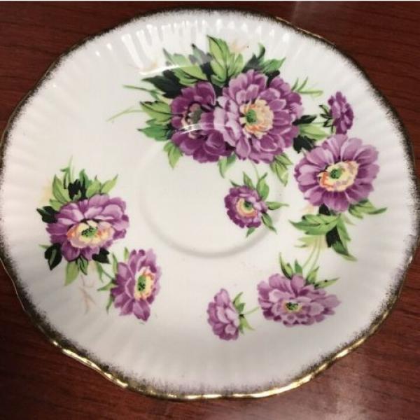 Salisbury Bone China Eventide Made in England Saucer 5.5&#034; Rnd Saucer Only #1 image