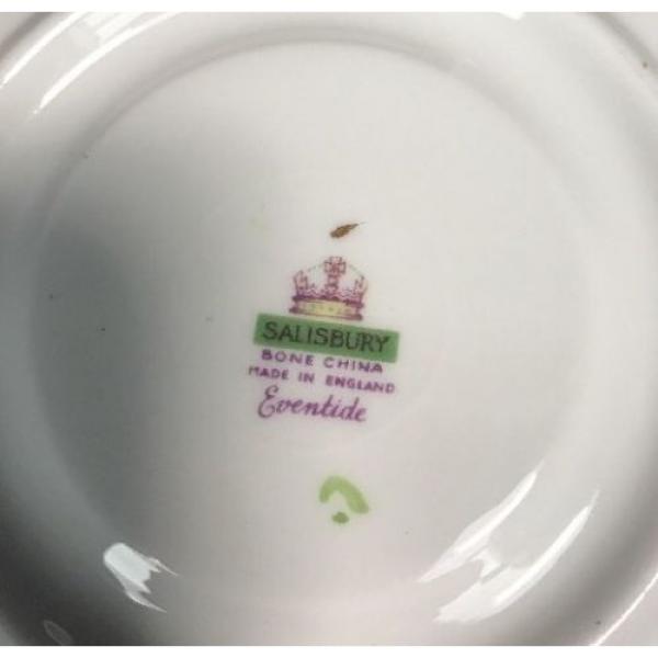 Salisbury Bone China Eventide Made in England Saucer 5.5&#034; Rnd Saucer Only #2 image