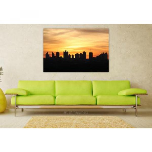 Stunning Poster Wall Art Decor West Silhouette Eventide 36x24 Inches #1 image