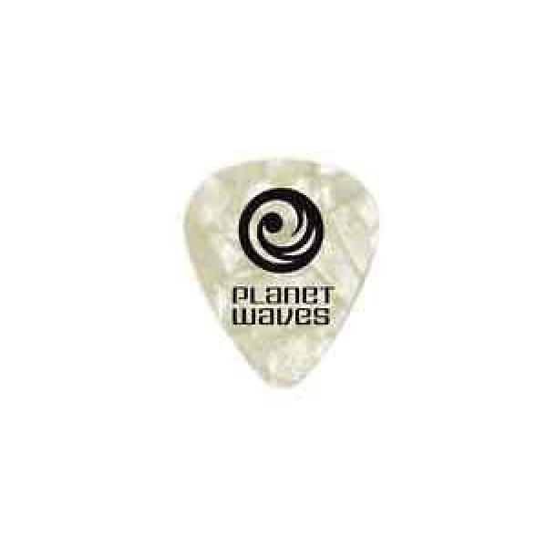 Planet Waves 1CWP2-25 Pearl Celluloid Picks Light White Pearl 25er Pack | NEU #1 image