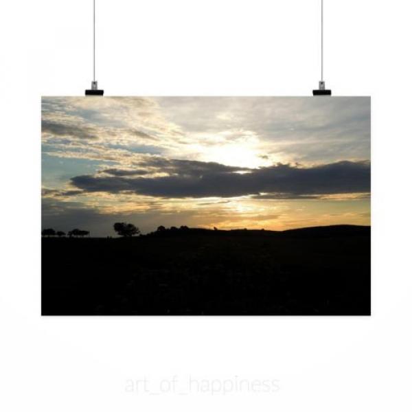 Stunning Poster Wall Art Decor Landscape Eventide Sunset Afternoon 36x24 Inches #2 image