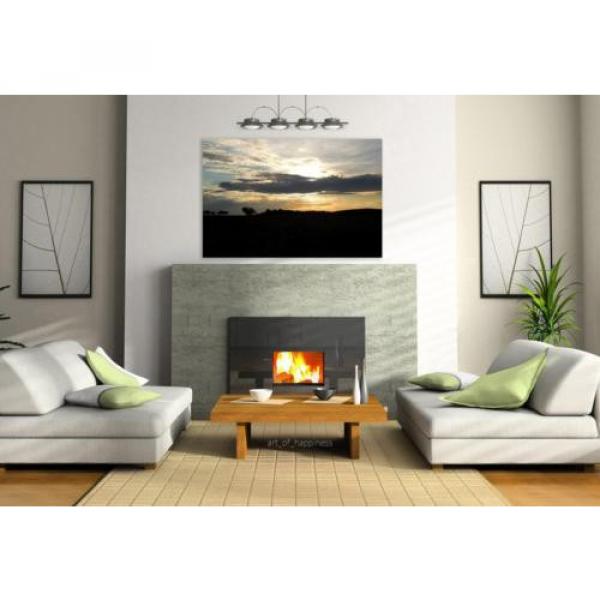 Stunning Poster Wall Art Decor Landscape Eventide Sunset Afternoon 36x24 Inches #3 image