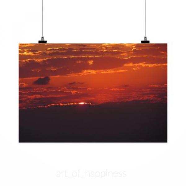 Stunning Poster Wall Art Decor Sunset Sol Eventide Horizon Beauty 36x24 Inches #2 image