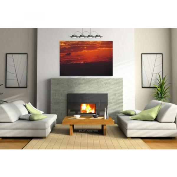 Stunning Poster Wall Art Decor Sunset Sol Eventide Horizon Beauty 36x24 Inches #3 image