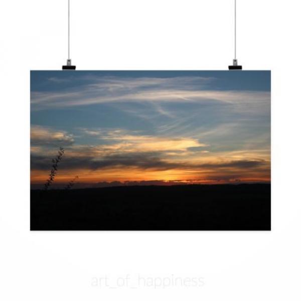 Stunning Poster Wall Art Decor Sunset Sol Sky Eventide Landscape 36x24 Inches #2 image