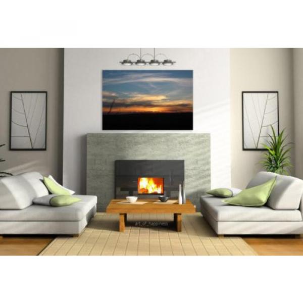 Stunning Poster Wall Art Decor Sunset Sol Sky Eventide Landscape 36x24 Inches #3 image