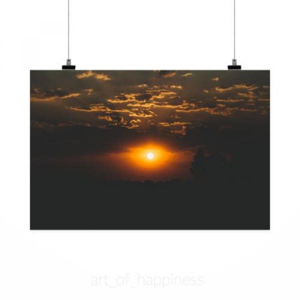Stunning Poster Wall Art Decor Sunset Sol Minas Eventide 36x24 Inches #2 image