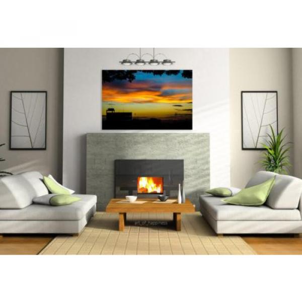 Stunning Poster Wall Art Decor Dusk Sky Eventide Colorful Night 36x24 Inches #3 image