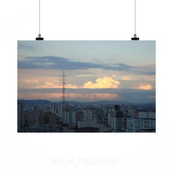 Stunning Poster Wall Art Decor City Eventide Landscape Afternoon 36x24 Inches #2 image