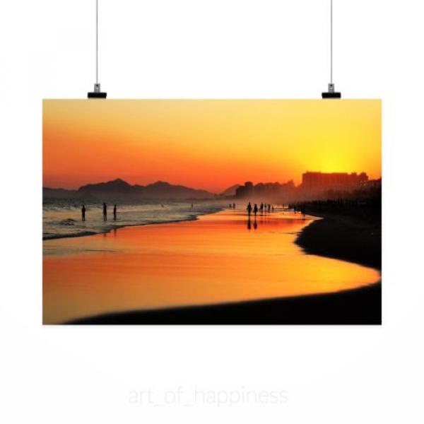 Stunning Poster Wall Art Decor Sunset Beach Sol Eventide 36x24 Inches #2 image