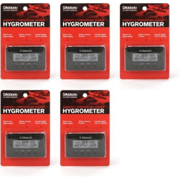 Planet Waves Hygrometer - Humidity and Temperature Sens... (5-pack) Value Bundle #1 image