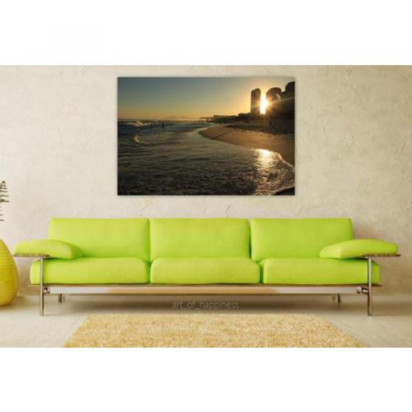 Stunning Poster Wall Art Decor Beach Sunset Mar Sol Eventide 36x24 Inches #1 image