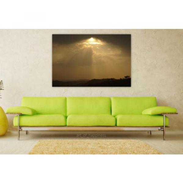 Stunning Poster Wall Art Decor Sunset Eventide Clouds Horizon 36x24 Inches #1 image