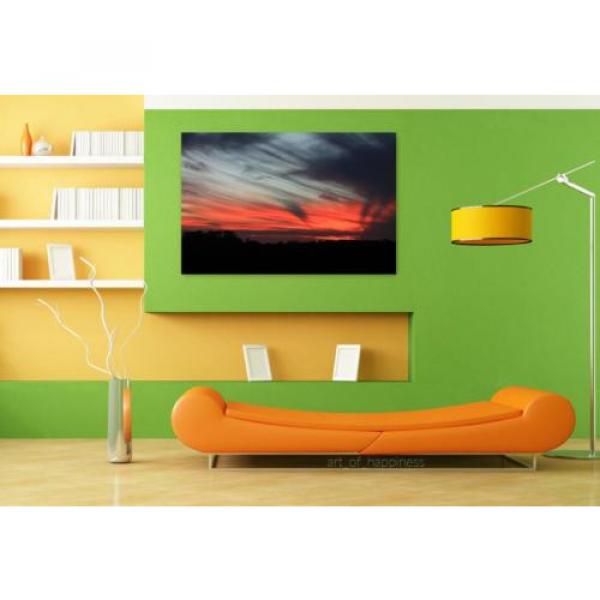 Stunning Poster Wall Art Decor Sunset Sky Eventide Clouds 36x24 Inches #4 image