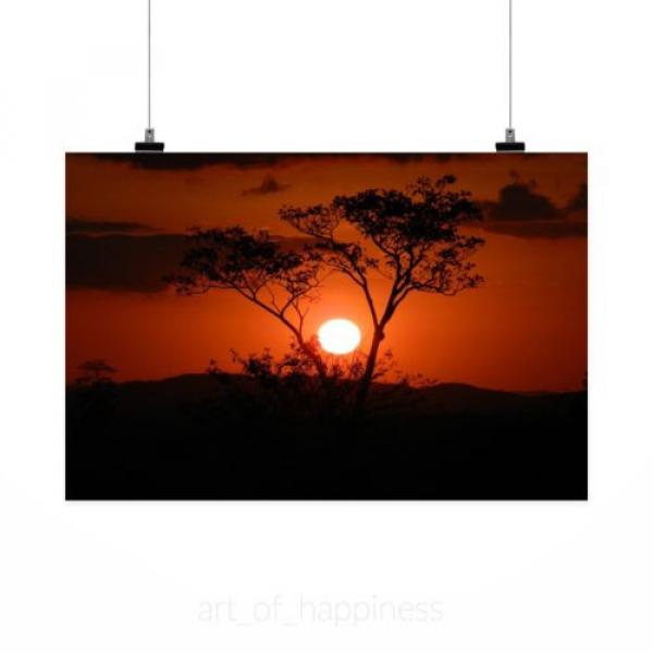 Stunning Poster Wall Art Decor Sunset Eventide Sol 36x24 Inches #2 image
