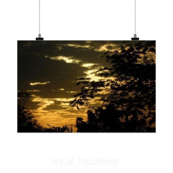 Stunning Poster Wall Art Decor Eventide Sunset Backcountry Clouds 36x24 Inches #2 image