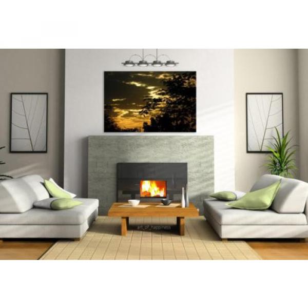 Stunning Poster Wall Art Decor Eventide Sunset Backcountry Clouds 36x24 Inches #3 image