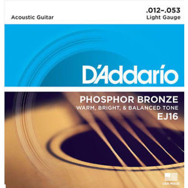 D&#039;Addario Phosphor Bronze Light Acoustic 12-53 #1 image