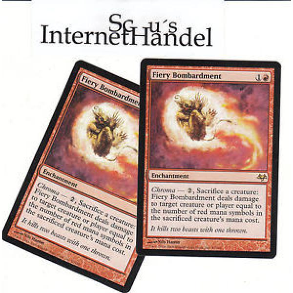 2 x Fiery Bombardment eng./  Eventide MTG Magic Card #1 image