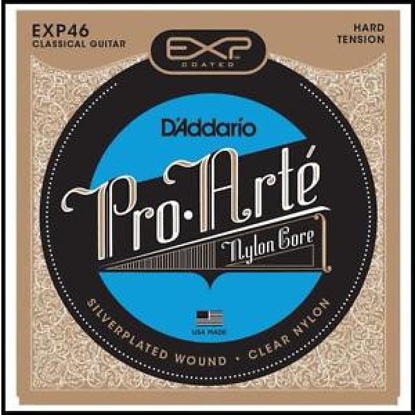 D&#039;Addario EXP46 Coated Long Lasting Classical Guitar Strings, Hard Tension #1 image