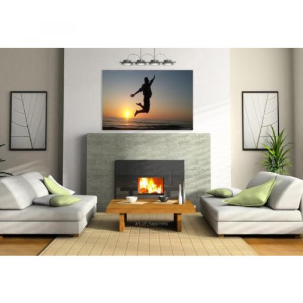 Stunning Poster Wall Art Decor Sol Beach Sky Sunset Eventide 36x24 Inches #3 image