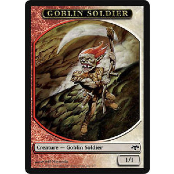 4 Goblin Soldier Token ~ Near Mint Eventide 4x x4 Playset MTG Magic Multi-Color #1 image