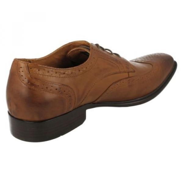 MENS MARK NASON FOR SKECHERS COGNAC LEATHER LACE UP SHOE STYLE - EVENTIDE #5 image