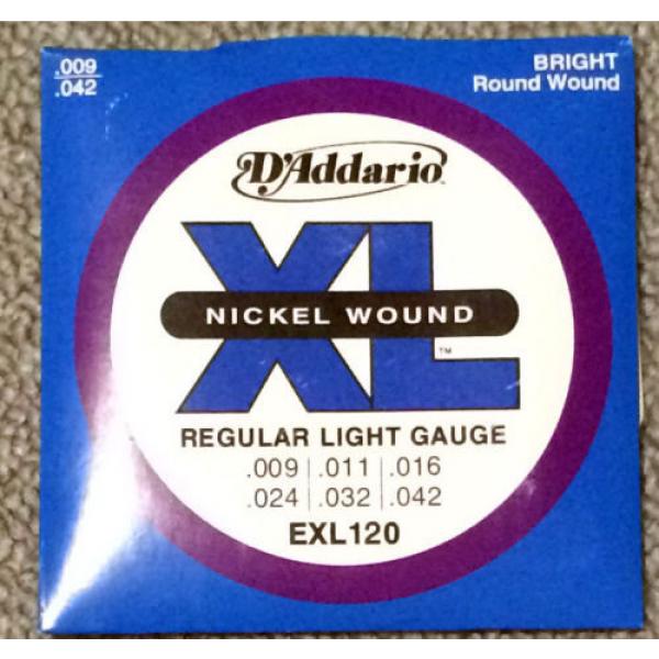 D&#039;Addario guitar strings Nickel Wound, Super Light Gauge, EXL120 #1 image
