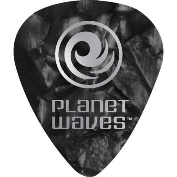 D&#039;Addario Planet Waves 10 Standard Celluloid Picks Light Green Pearl #4 image
