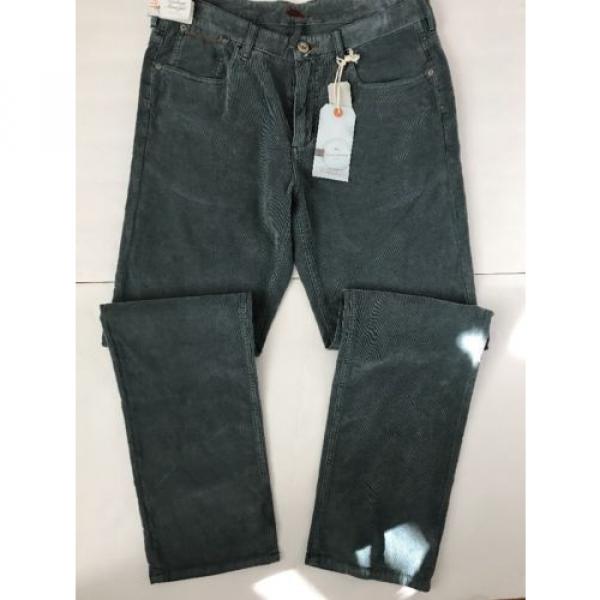 $128 Tommy Bahama Grey Corduroy Jeans Pants Vintage Straight Fit Eventide 34x32 #1 image