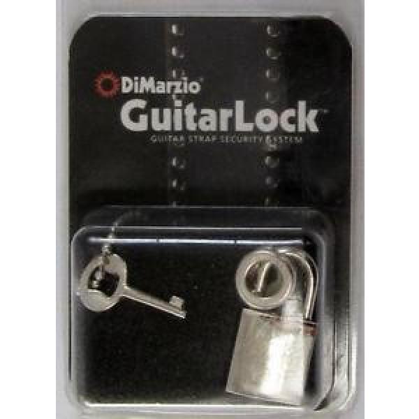 DiMarzio DD2100N GuitarLock Guitar Strap Lock Security System - NICKEL #1 image