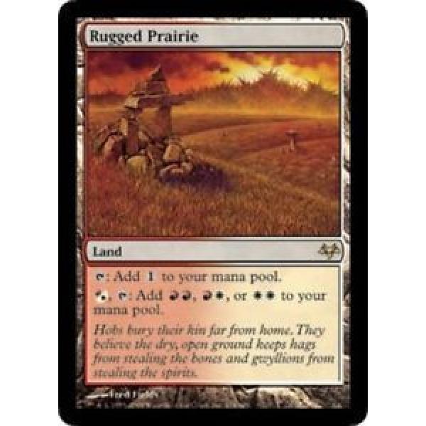 Rugged Prairie MTG Eventide Moderate Play, English X1 #1 image