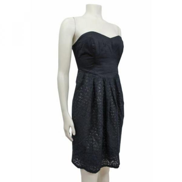 Eventide Dress Moulinette Soeurs Anthropologie Size 6 Cotton lace nude underlay #3 image