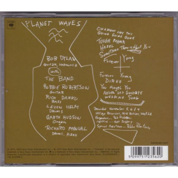 Bob Dylan - Planet Waves - CD (2003 Columbia Remaster 512356 2 ) #3 image