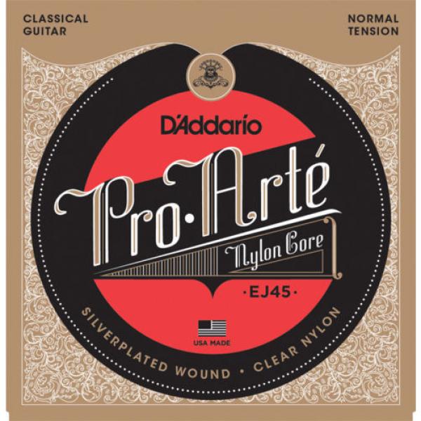 5 sets D&#039;Addario EJ45 Pro Arte Normal Tension Classical Guitar Strings #1 image