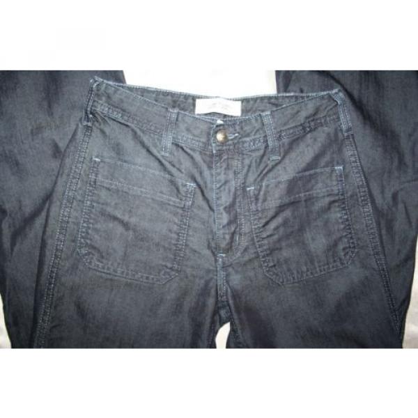 Habitual Denim High Rise Flared Coated Jeans in Eventide Wash Sz 26 #2 image
