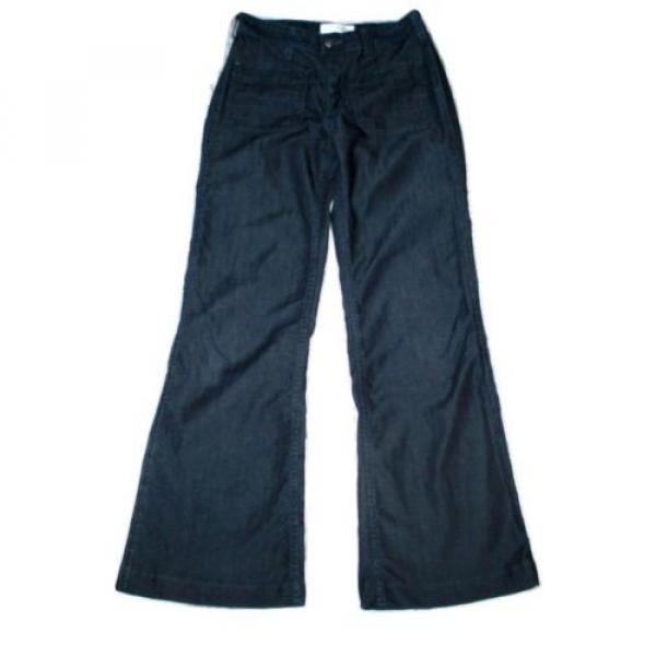 Habitual Denim High Rise Flared Coated Jeans in Eventide Wash Sz 26 #5 image