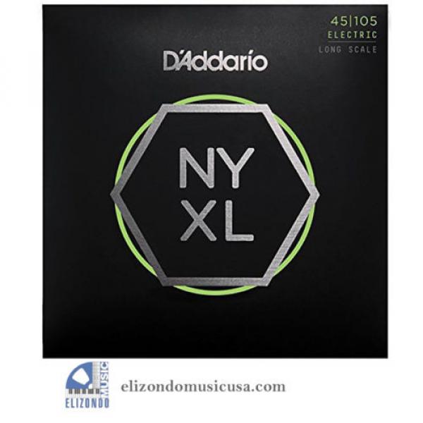 D&#039;Addario NYXL45105 Long Scale Light Top Medium Bottom Bass Strings 45-105 #1 image