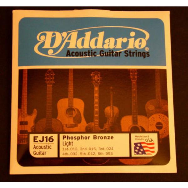 D&#039;Addario Phosphor Bronze Acoustic Light Guitar Strings #2 image